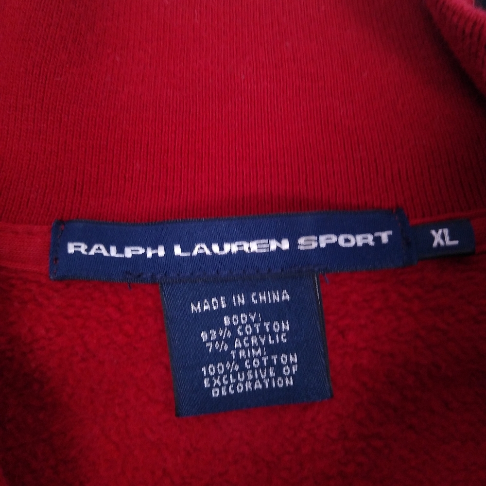 Vintage Y2K Polo Ralph Lauren Sport Full Zip Track Jacket XL - Picture 4 of 6
